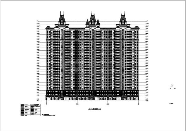 南京某26层剪力墙商业住宅楼建筑设计施工图-图二