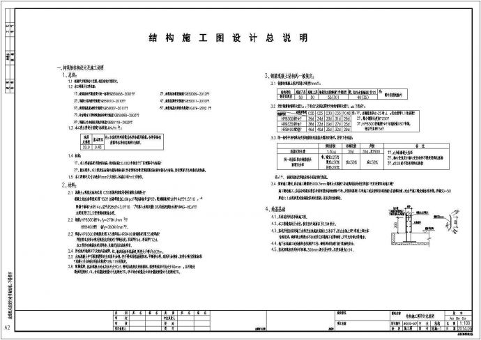 绍兴某厂区消防水池建筑、结构施工图_图1