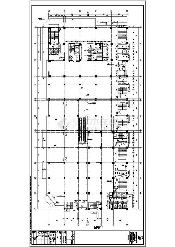 河南省某19层框剪结构商住楼全套施工图-图二