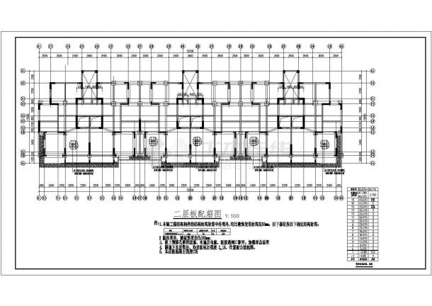 6度区16层框支剪力墙结构住宅结构施工图-图二