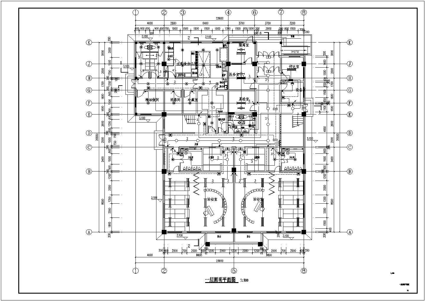 【廊坊】某小区2层幼儿园电气设计施工图纸