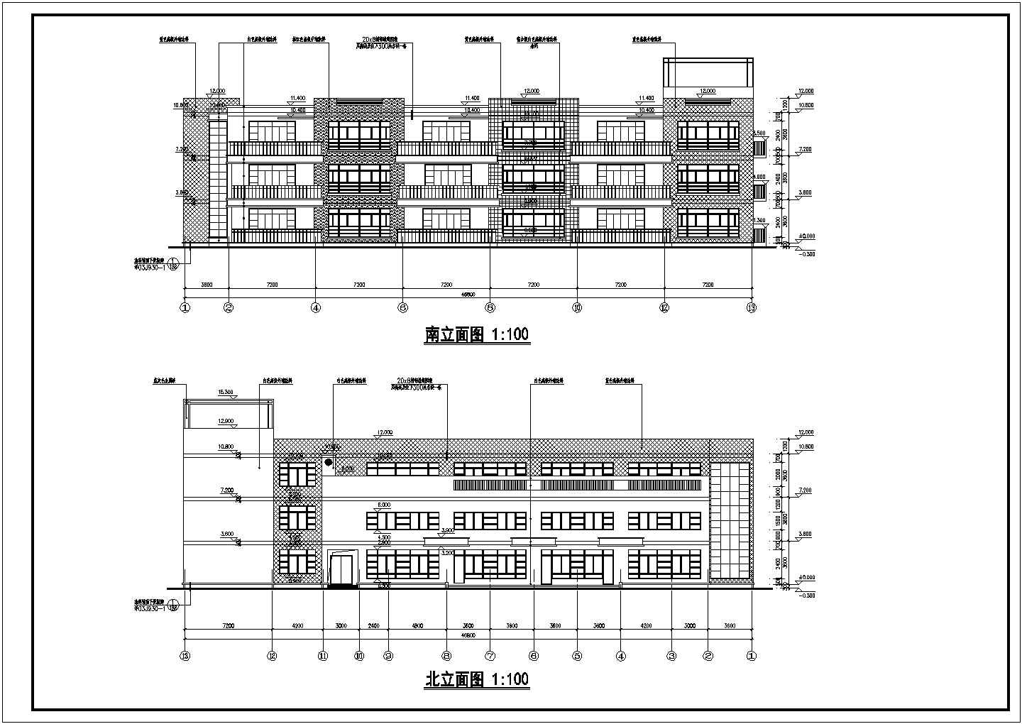 【杭州】某3层九班幼儿园建筑设计施工图