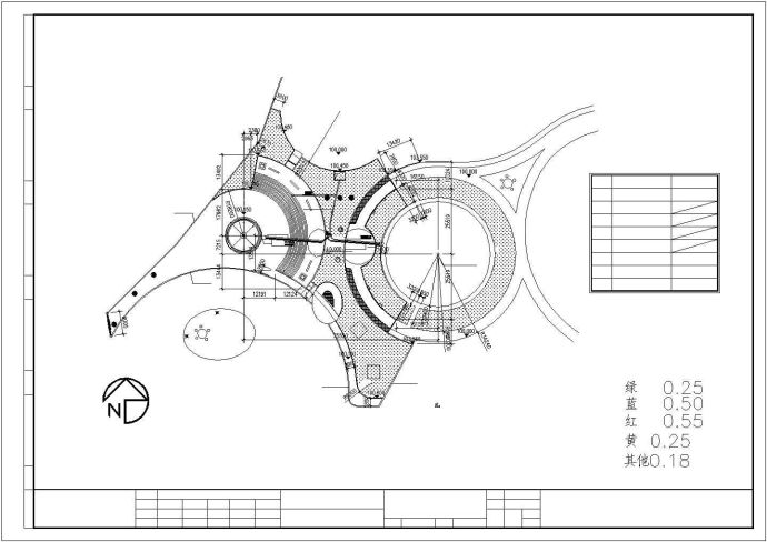 某游乐场大门建筑工程电气施工图纸_图1