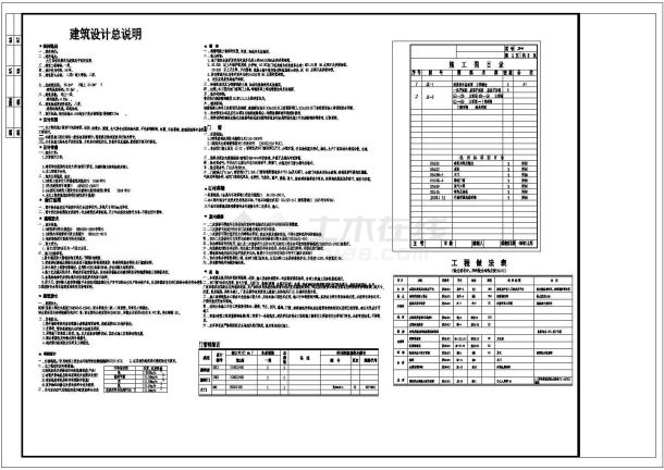 某地住宅小区一层砖混结构大门建筑方案图-图二