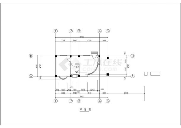 某地8种不同形式大门建筑方案设计图纸-图二