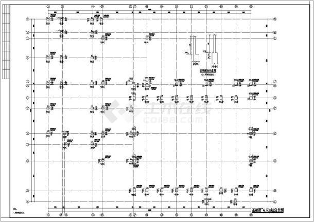 江西南昌某校地下2层地上2层框架结构青少年活动中心结构施工图-图二