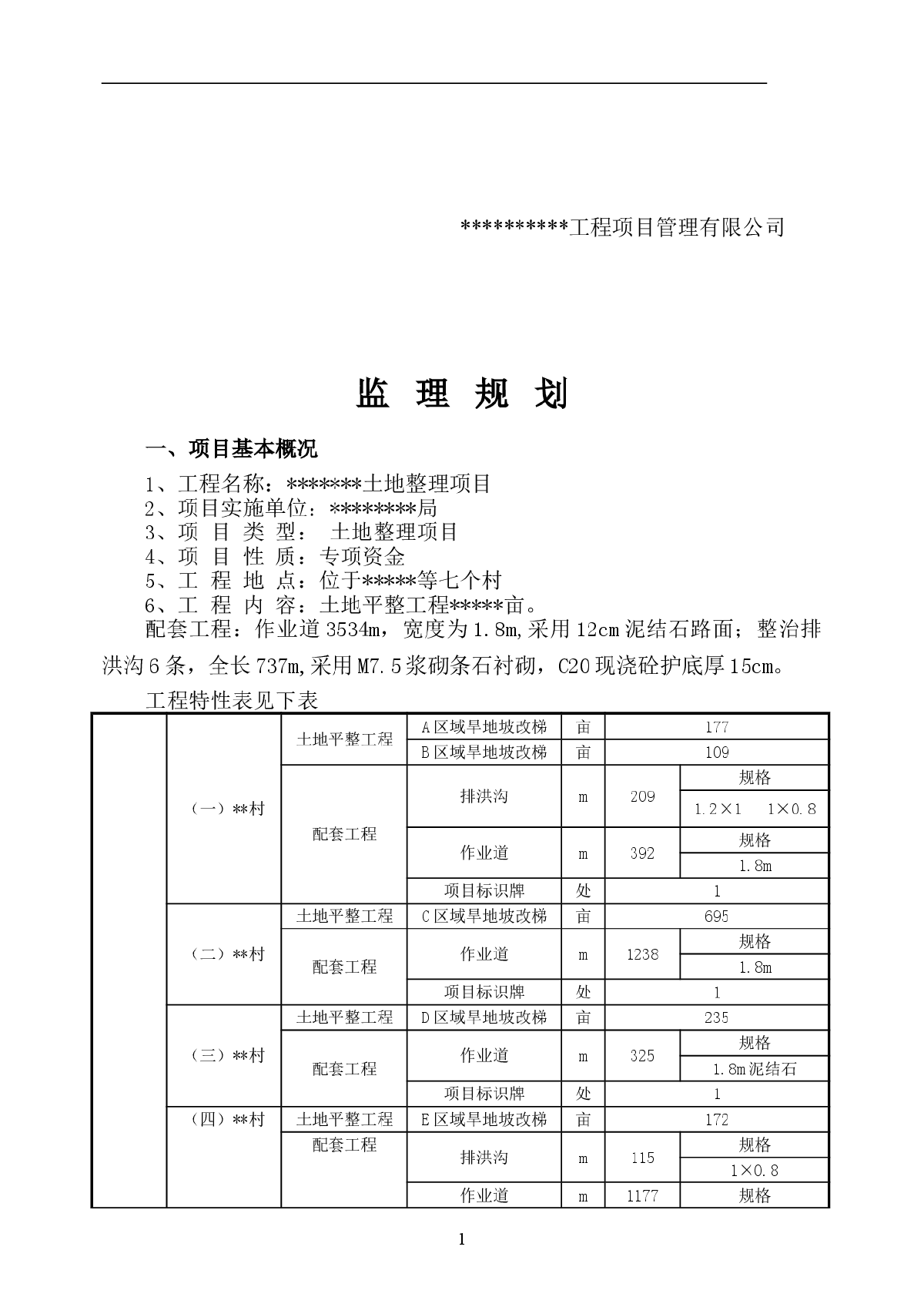 土地整治工程监理规划-图二