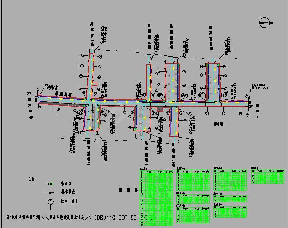 某地城市小区道路（旧路改造）施工图-图一