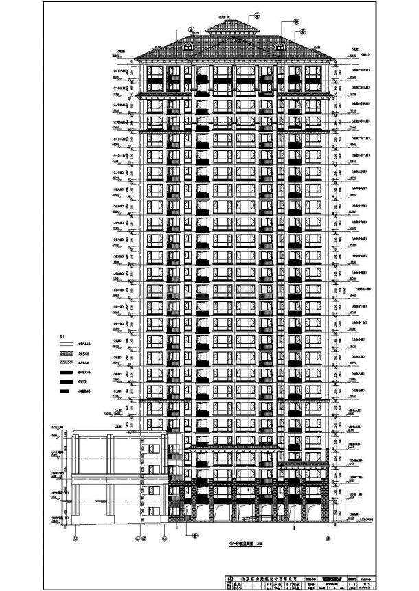 （2014年12月）山东某26层商住楼建筑设计施工图-图二