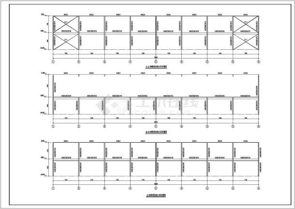 【西安】某两层钢框架结构厂房结构施工图-图二