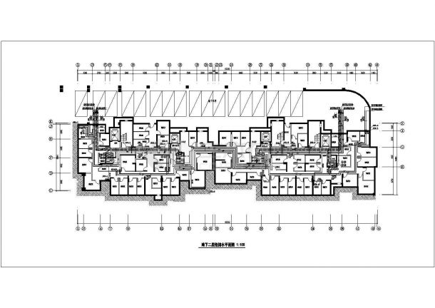 某32层高层住宅楼给排水消防施工图-图一