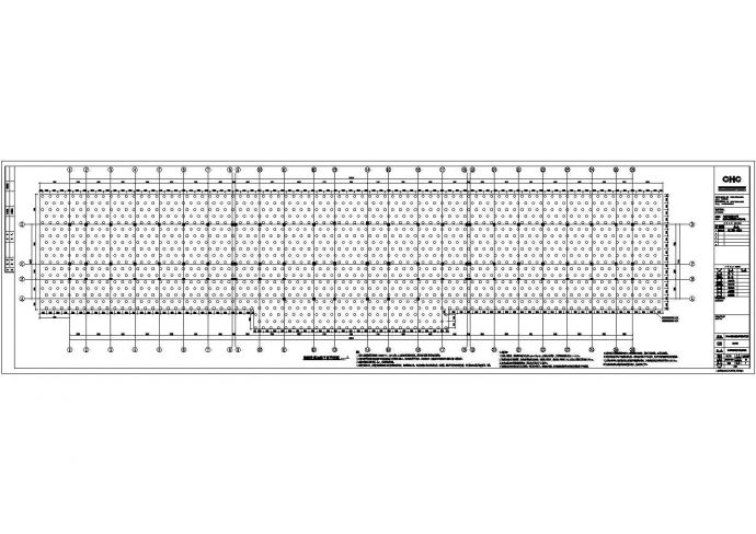 某县城4层教学楼框架结构设计施工图_图1