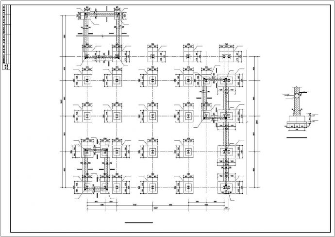 内蒙某地五层钢框架结构结构厂房结构施工图_图1