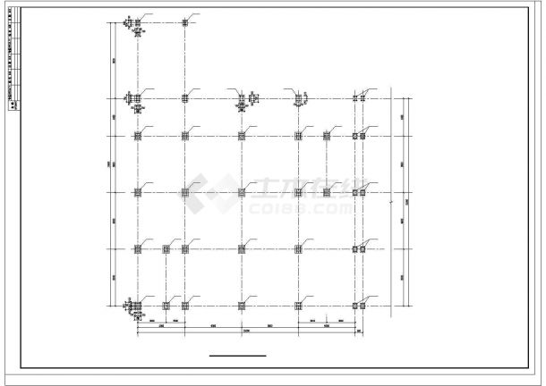内蒙某地五层钢框架结构结构厂房结构施工图-图二