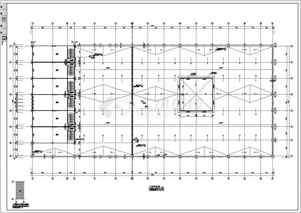 某地两层框架结构农贸市场建筑施工图-图二