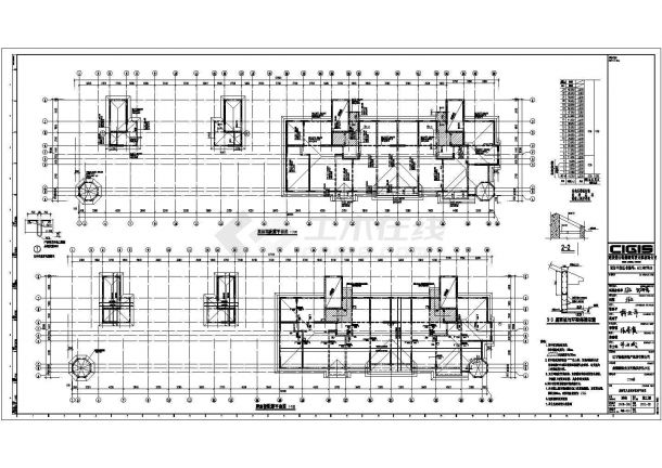 某23层欧式住宅楼结构设计施工图纸-图二