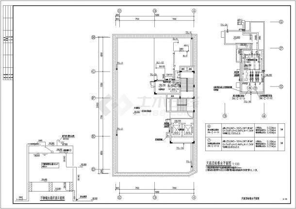 【江西】二十五层办公楼建筑给排水设计施工图-图二