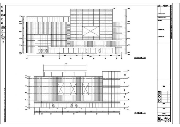某地5层框架结构酒店建筑方案设计图_图1