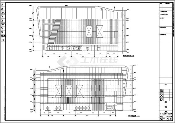 某地5层框架结构酒店建筑方案设计图-图二