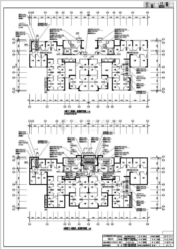 【山东】烟台市某小区全套暖通设计施工图-图一