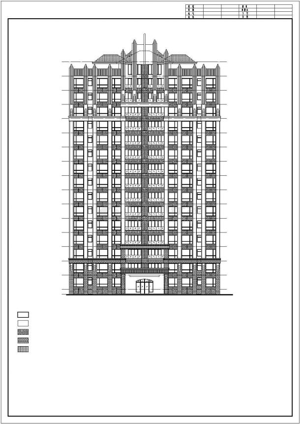 【四川】某地11层小高层建筑设计施工图-图二