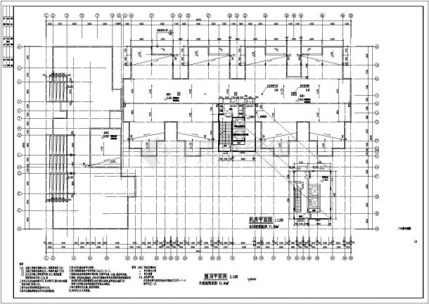 【重庆】某地24层框架剪力墙结构住宅楼建筑设计施工图-图二