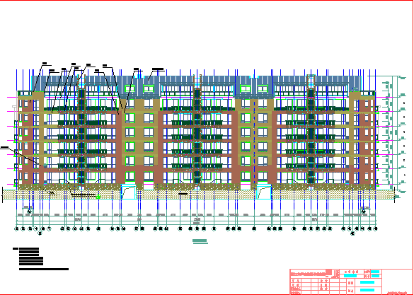 【杭州】某地六层框架结构公寓建筑设计施工图_图1