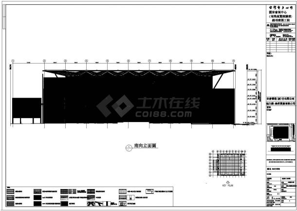 某地五层会展中心展览馆幕墙施工图-图一