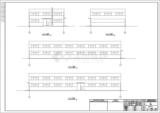 辽宁省某地两层框架结构办公楼建筑设计施工图纸-图一