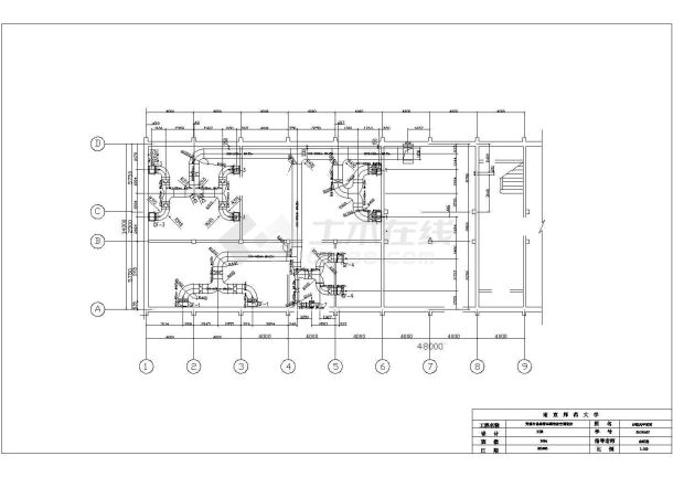 【无锡】晶体管车间洁净空调设计施工图-图一