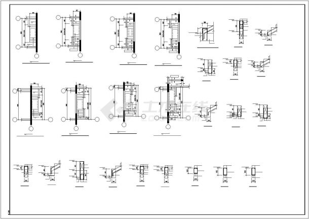 某地框架结构独栋双拼别墅设计施工图-图二