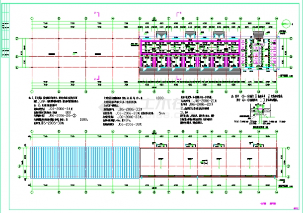 洪桥农贸市场建筑图设计图低版本-图二