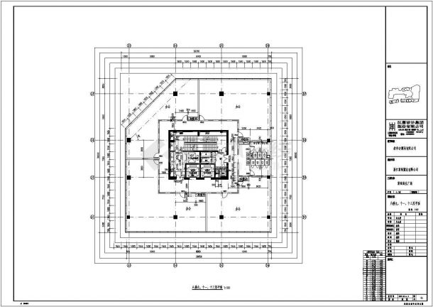 杭州高层框架结构商业综合体建筑设计施工图-图二