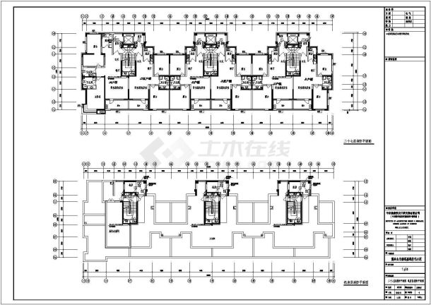 某地居民住宅楼强弱电全套施工图纸-图二
