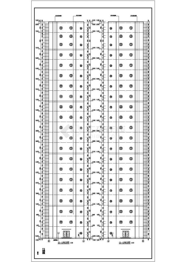 某地电梯厂电梯试验塔建筑设计施工图-图二