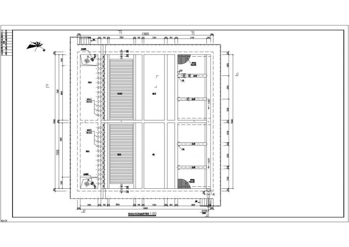 某单位二层框架结构2000方生物流化床设计图_图1