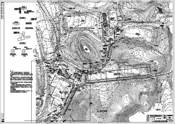 硝基复合肥厂区污水排水管网设计图-图二