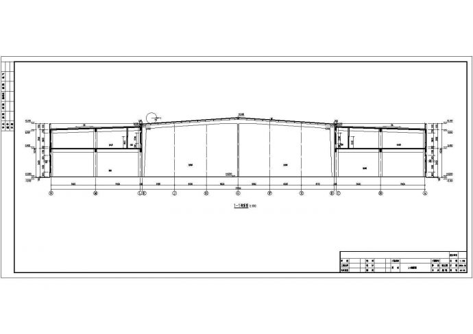 某公司两层工业厂房建筑设计施工图_图1