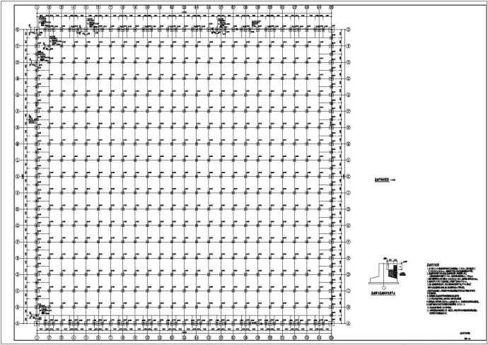 全网唯一文洛式温室结构CAD图纸_图1