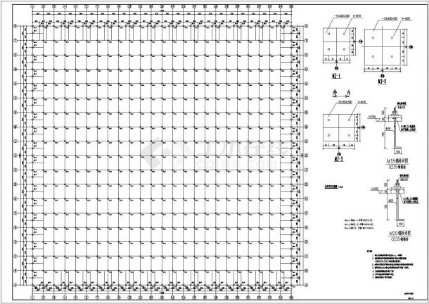 全网唯一文洛式温室结构CAD图纸-图二