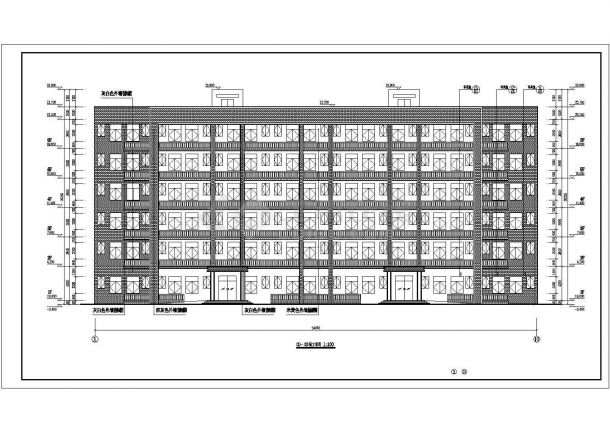 某大型厂区多套单体用房建筑设计施工图-图二