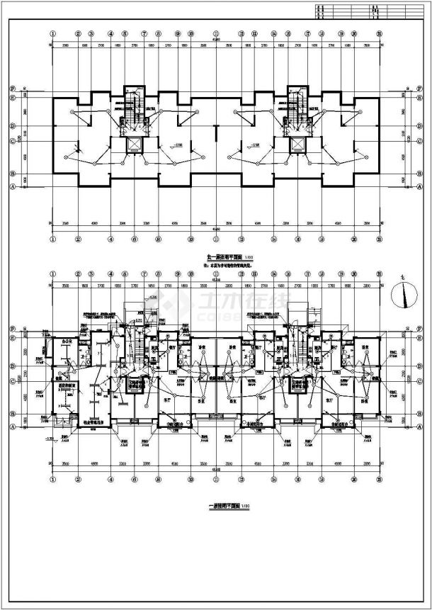 某地区高层小区住宅楼电气设计图纸-图二