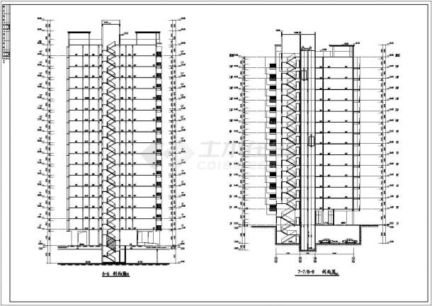 【广东】某18层剪力墙结构住宅楼建筑设计施工图-图一