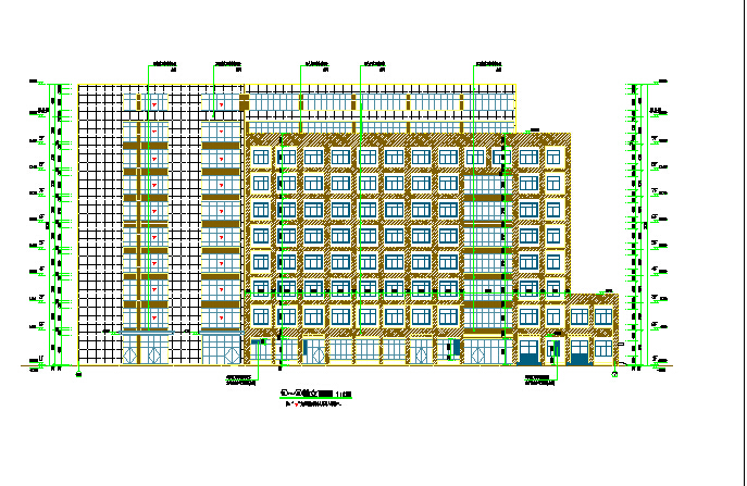 某医院九层框剪结构综合楼建筑设计施工图_图1