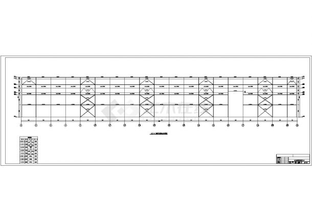 山东某400T吊车的厂房结构施工图纸-图二