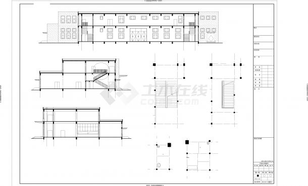 2层食堂及淋浴室建筑设计施工图-图二