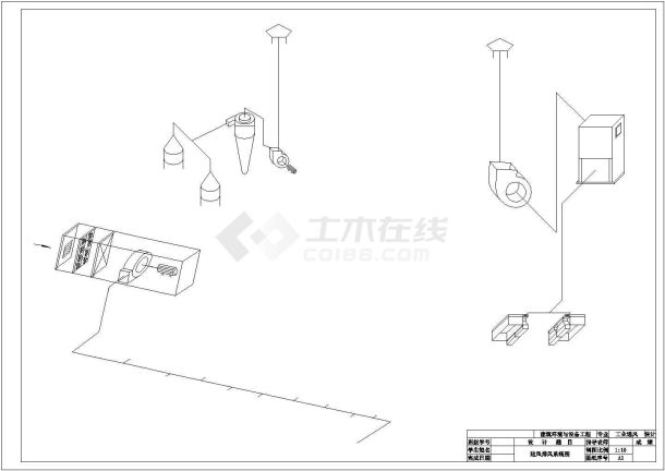 【河南】某工厂通风防排烟设计施工图纸-图二