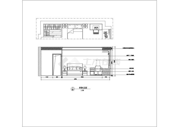 格兰春城三室两厅装修设计图（含效果图）-图一