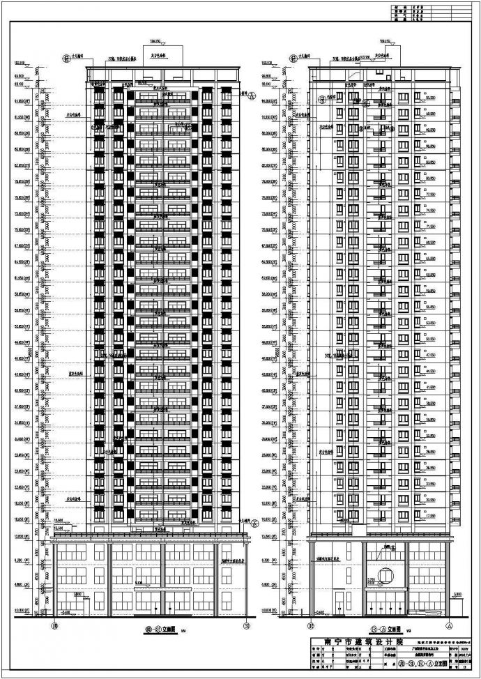 某地三十一层商住楼建筑设计施工图_图1