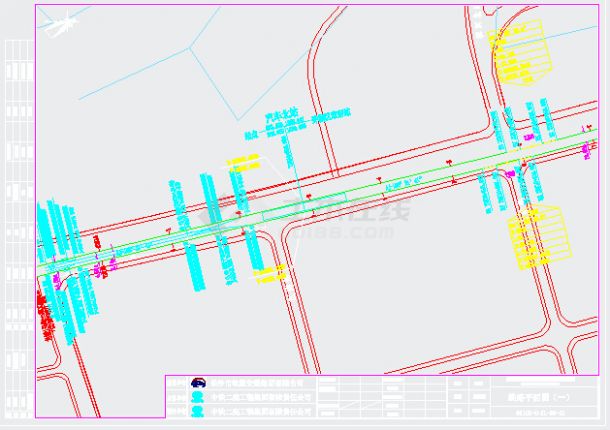 【长沙】地铁1号线平面纵断面设计图-图二